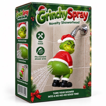 GrinchySpray™ – The Cheekiest Showerhead Ever!